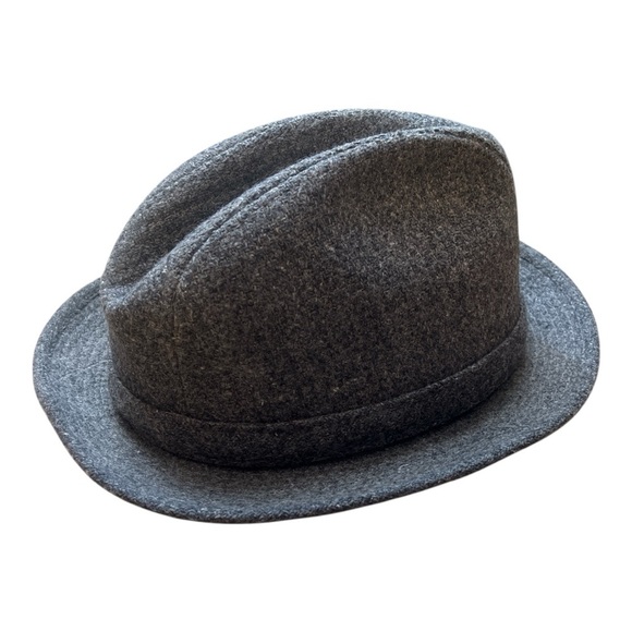 Stetson Grey Wool Blend Fedora Size Small 6 3/4- 6 7/8 - Picture 3 of 4